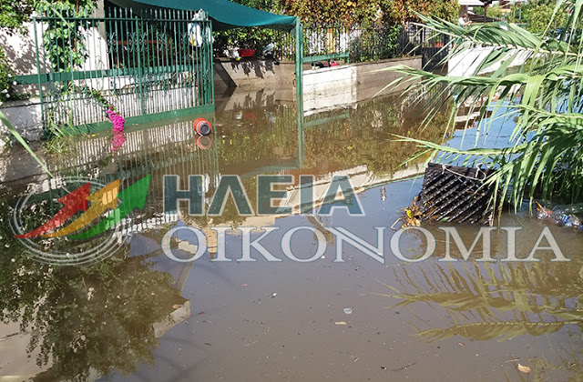 Πύργος: Βενετία οι Εργατικές Κατοικίες Κατακόλου - Πλημμύρισαν πολλές περιοχές-σπίτια - Φωτογραφία 7