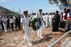 Απότιση Φόρου Τιμής σε Έλληνες Ναύτες που Πολέμησαν για την Ανεξαρτησία της Αργεντινής
