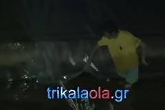Νύχτα τρόμου στα Τρίκαλα από την πλημμύρα - Καταστροφές σε σπίτια, καλλιέργειες-απεγκλωβισμοί [video]