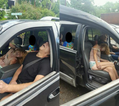 Η αστυνομία δημοσίευσε φωτογραφίες με ζευγάρι ναρκομανών και ένα παιδί σε αυτοκίνητο - Φωτογραφία 2