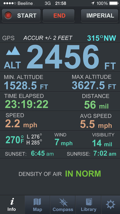 Altimeter Pro A.C.T: AppStore free today - Φωτογραφία 4