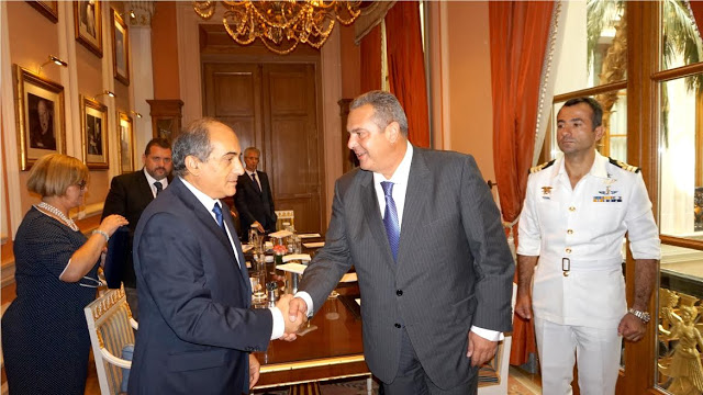 Δήλωση ΥΕΘΑ και Προέδρου των Ανεξάρτητων Ελλήνων Πάνου Καμμένου μετά τη συνάντησή του με τον Πρόεδρο της Βουλής των Αντιπροσώπων της Κυπριακής Δημοκρατίας Δημήτρη Συλλούρη - Φωτογραφία 1