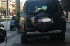 Γερμανός κάγκουρας κάνει δικό του το πεζοδρόμιο στο Ναύπλιο