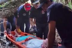 Η διάσωση του νεαρού τουρίστα στο φαράγγι Ρίχτη – Δείτε το εντυπωσιακό βίντεο [photos+video]