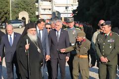 Στην υποδοχή του Σέρβου Προέδρου στη Θεσσαλονίκη ο Δκτης 1ης Στρατιάς Αντγος Ηλίας Λεοντάρης