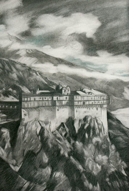 9013 - «Ζωγραφίζοντας στο Άγιον Όρος 1990-2008» του Μάρκου Καμπάνη - Φωτογραφία 12