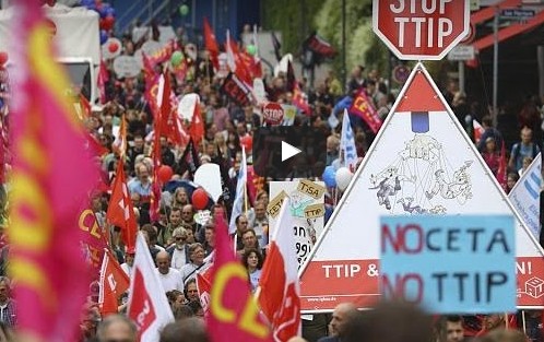 Χιλιάδες κόσμου διαδήλωσε σε επτά πόλεις της Γερμανίας κατά της ΤΤΙΡ [video] - Φωτογραφία 1