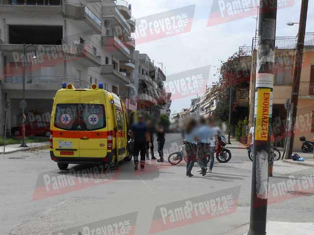Πρέβεζα: Σύγκρουση δικύκλων στην Μ. Μερκούρη και Ζαλόγγου - Δύο τραυματίες - Φωτογραφία 2