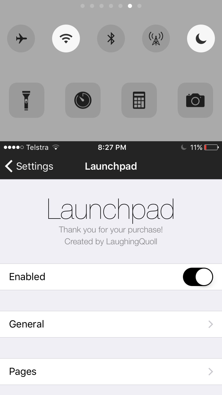 Launchpad : Cydia tweak new...Προσθέστε συντομεύσεις - Φωτογραφία 4
