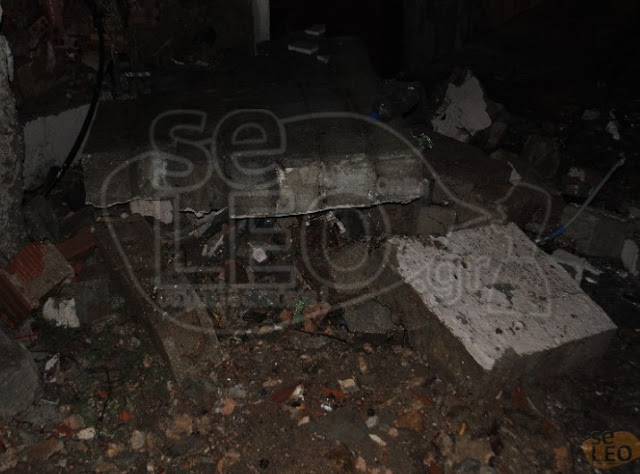 Ντουβάρι εκκλησίας στην Πυλαία Θεσσαλονίκης έπεσε από την χθεσινή έντονη νεροποντή - Φωτογραφία 2