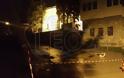 Ντουβάρι εκκλησίας στην Πυλαία Θεσσαλονίκης έπεσε από την χθεσινή έντονη νεροποντή - Φωτογραφία 1