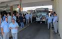 Διαμαρτυρία μπροστά στα γραφεία του ΣΥΡΙΖΑ πραγματοποιούν οι εργαζόμενοι του ΟΑΣΘ