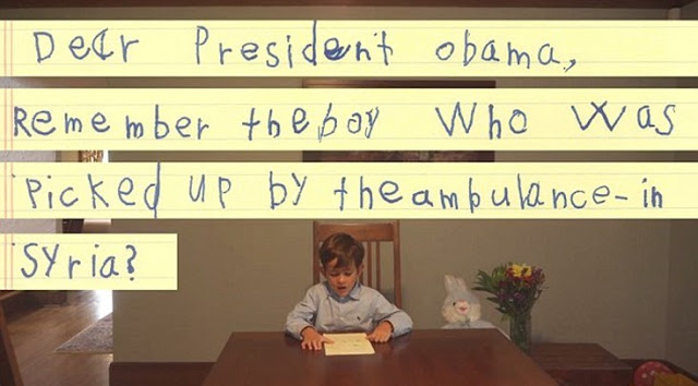 ΣΥΓΚΙΝΗΤΙΚΟ: 6χρονος παρακαλεί τον Ομπάμα να φέρει τον μικρό Ομράν στις ΗΠΑ [photos+video] - Φωτογραφία 2