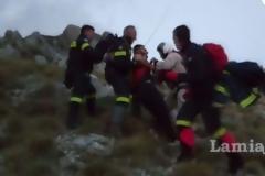 Έτσι σώθηκε ο 21χρονος στην Γκιώνα από την 7η ΕΜΑΚ Λαμίας [photos+video]