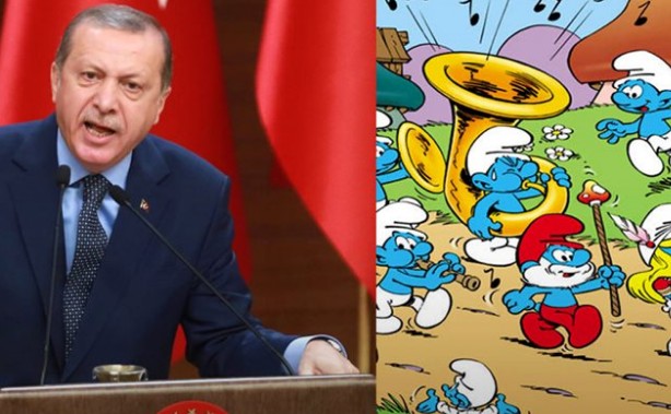 Τουρκία: Ο Ερντογάν τώρα «τα βάζει» και με τα Στρουμφάκια! - Φωτογραφία 1