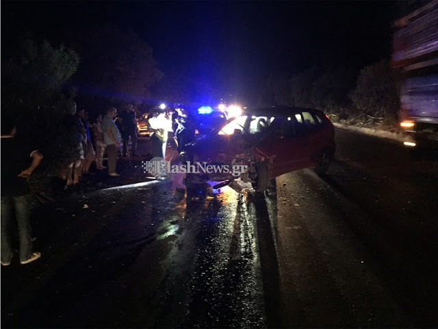 Τροχαίο με τρία αυτοκίνητα στη θέση Πλατάνι Σούδας του ΒΟΑΚ - Φωτογραφία 3