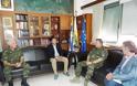 Συνάντηση του Στρατηγού Δκτη της 1ης Στρατιάς Ηλία Λεοντάρη με τον Δήμαρχο Τρικκαίων Δημήτρη Παπαστεργίου - Φωτογραφία 2
