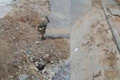 Κι όμως σε αυτόν τον δρόμο των Χανίων τα έργα έχουν τελειώσει κοντά 1 μήνα
