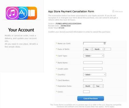 Απατεώνες στο διαδίκτυο κλέβουν πιστωτικές από το Apple ID των χρηστών - Φωτογραφία 4