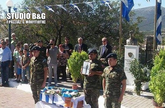 Η Αργολίδα υποδέχθηκε τα οστά του καταδρομέα Ευάγγελου Τσάκωνα με τελετή στο Κολιάκι [photos] - Φωτογραφία 8