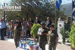 Η Αργολίδα υποδέχθηκε τα οστά του καταδρομέα Ευάγγελου Τσάκωνα με τελετή στο Κολιάκι [photos]