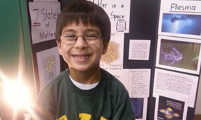 9χρονη ιδιοφυΐα θέλει να γίνει αστροφυσικός για να αποδείξει πως υπάρχει Θεός - Φωτογραφία 1
