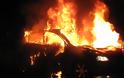Μπαράζ πυρκαγιών σε οχήματα και ένα κατάστημα στην πόλη του Ηρακλείου