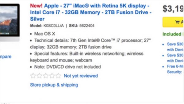 Το Best Buy αποκάλυψε καταλάθος το μελλοντικό  iMac 5K - Φωτογραφία 3