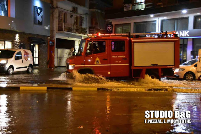 Τεράστια προβλήματα δημιούργησε η καταιγίδα που ξέσπασε στην Αργολίδα απόψε το βράδυ [photos] - Φωτογραφία 3