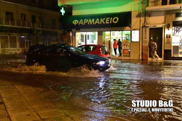 Τεράστια προβλήματα δημιούργησε η καταιγίδα που ξέσπασε στην Αργολίδα απόψε το βράδυ [photos] - Φωτογραφία 8