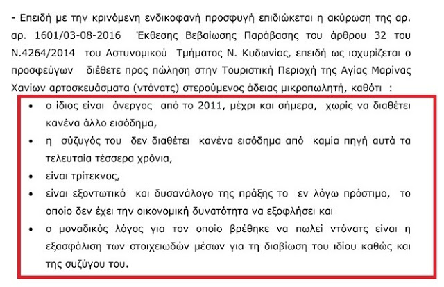 Ο παράνομος κουλουρτζής των Χανίων και το πρόστιμο της αναλγησίας - Φωτογραφία 2