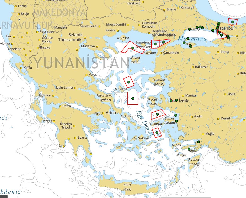 Αυτός είναι ο τουρκικός χάρτης που δεσμεύει περιοχές στο Αιγαίο - Φωτογραφία 2