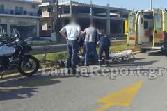 Τροχαίο με μηχανές στη Λαμία [photos]