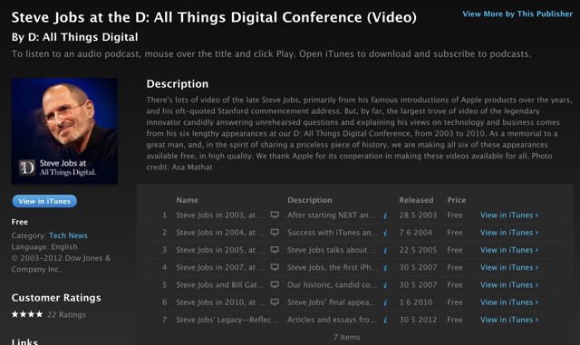 Όλες οι συνεντεύξεις του Steve Jobs τώρα διαθέσιμες δωρεάν στο iTunes - Φωτογραφία 4