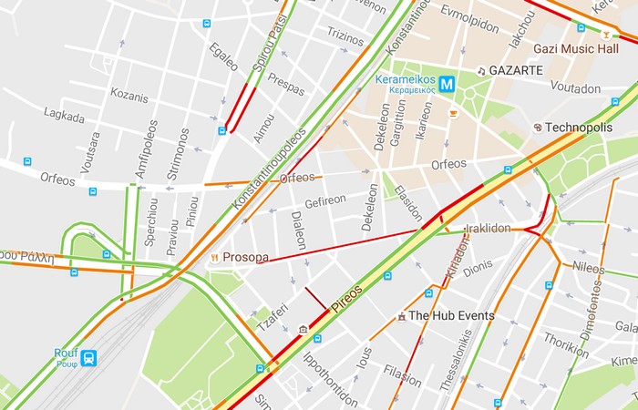 Widget για την κίνηση στους δρόμους προσθέτει το Google Maps - Φωτογραφία 1