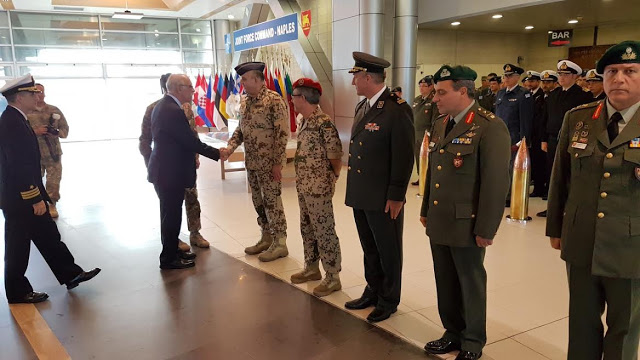 Επίσκεψη ΑΝΥΕΘΑ Δημήτρη Βίτσα στο Στρατηγείο του ΝΑΤΟ στη Νάπολη - Φωτογραφία 2