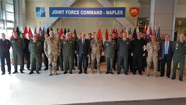 Επίσκεψη ΑΝΥΕΘΑ Δημήτρη Βίτσα στο Στρατηγείο του ΝΑΤΟ στη Νάπολη - Φωτογραφία 3