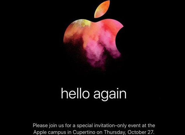 Η Apple έστειλε τις προσκλήσεις για την παρουσίαση στις 27 Οκτωβρίου - Φωτογραφία 1
