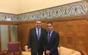 Συνάντηση ΥΕΘΑ Πάνου Καμμένου με τον Δήμαρχο Σύρου - Ερμούπολης Γιώργο Μαραγκό