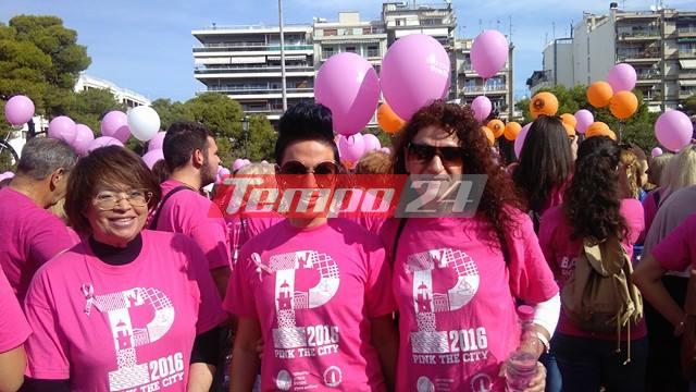 Πάτρα - Pink the City 2016: Ξεπέρασε κάθε προσδοκία η συμμετοχή στον περίπατο για τις γυναίκες με καρκίνο του μαστού - Φωτογραφία 9