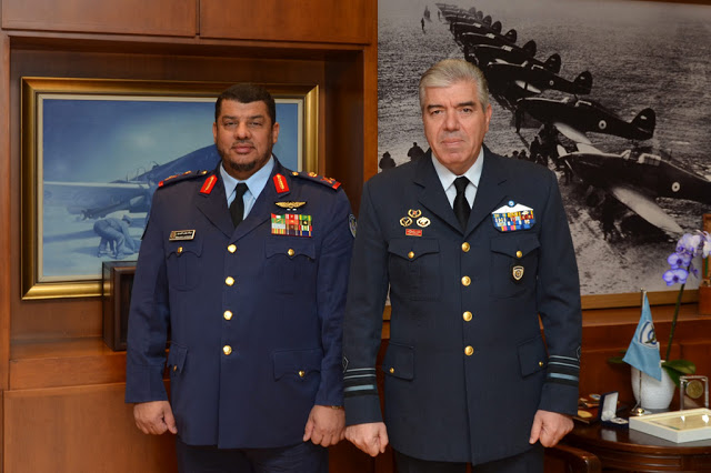 Επίσημη Επίσκεψη του Διοικητή της Πολεμικής Αεροπορίας του Κράτους του Κουβέιτ στο ΓΕΑ - Φωτογραφία 1