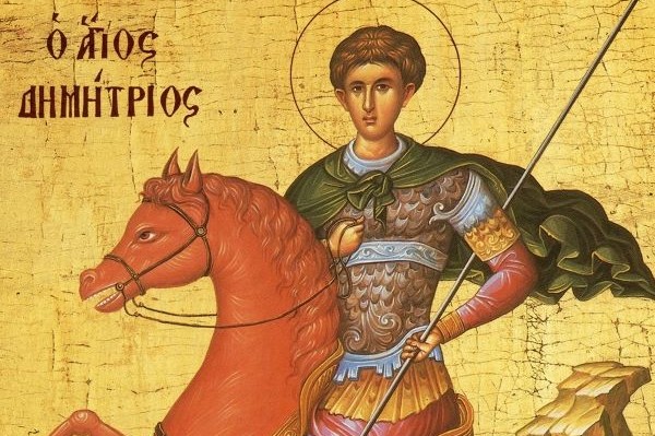 Άγιος Δημήτριος: Γιατί παρουσιάζεται καβαλάρης σε κόκκινο άλογο; - Φωτογραφία 1