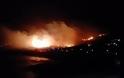 Σύρος: Νύχτα τρόμου...ισως η μεγαλύτερη φωτιά στο νησί - Απειλούνται πολλά σπίτια [video]