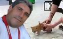 ΧΙΛΙΑ ΜΠΡΑΒΟ ΚΟΣΜΑ: Κατασκευάζει στην Λήμνο ειδικό καροτσάκι για να περπατήσει παράλυτο γατάκι [video]