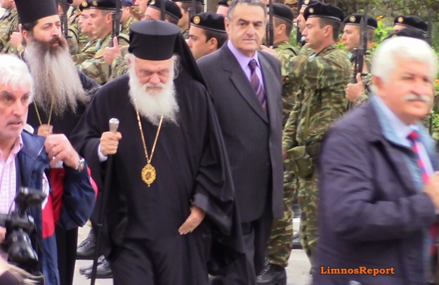 Ο Αρχιεπίσκοπος Αθηνών Ιερώνυμος σε Λήμνο και στον Ιερό Ναό Αγίας Τριάδος Μύρινας - Φωτογραφία 13