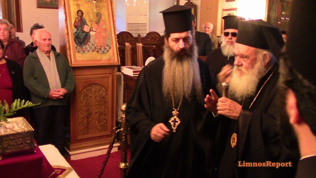 Ο Αρχιεπίσκοπος Αθηνών Ιερώνυμος σε Λήμνο και στον Ιερό Ναό Αγίας Τριάδος Μύρινας - Φωτογραφία 15