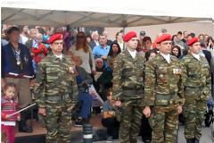 Φωτό από την εντυπωσιακή παρέλαση του 547 Α/Μ ΤΠ της V ΤΑΞΠΖ στο Ρέθυμνο
