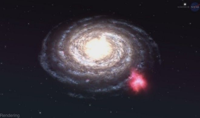 Τι θα συμβεί όταν ένα μυστηριώδες σύννεφο ύλης συγκρουστεί με τον γαλαξία μας [video] - Φωτογραφία 1