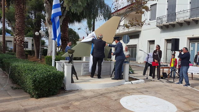 Στα Αποκαλυπτήρια Μνημείου Πεσόντων Φιλιατρινών Αεροπόρων ο Αντιπρόεδρος του Πολεμικού Μουσείου Ταξίαρχος ε.α Παναγιώτης Γεωργόπουλος - Φωτογραφία 5