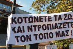 «Δολοφόνοι των ζώων ντροπιάζετε τον τόπο μας» φώναξαν οι φιλόζωοι στο Λιτόχωρο [video]